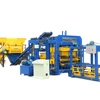 QT15-15 fully automatic cement concrete interlock paving hollow solid brick block making machine production line