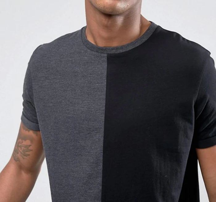 longline grey t shirt