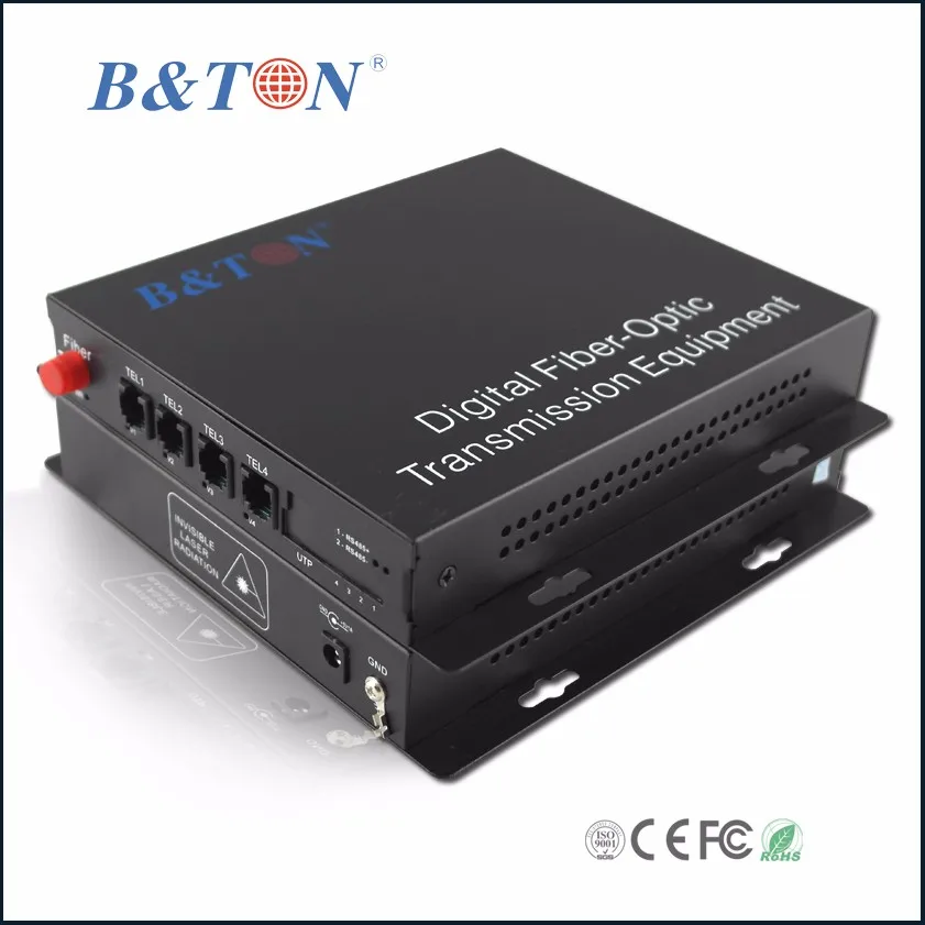 1/2/4/8/16/32 Port Telephone Fiber Optic Converter Rj11 Phone Line