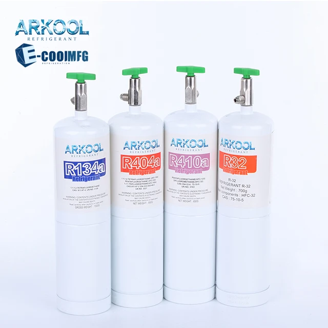 Factory wholesale 99.9% purity gas price refrigerant gas r134a r410a r290 refrigerant gas