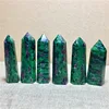 wholesale polished natural rock ruby zoisite points epidote crystal point wands