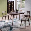 High quality dining table set,solid ash wooden dining table