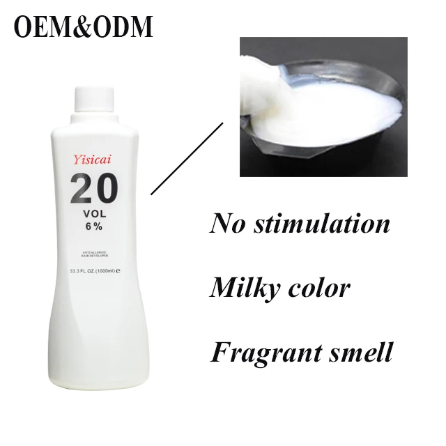 3,6,9,12 Fragrant Smell Professional Salon Use Hair Color Developer