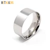 8mm Titanium Blank Ring for Insert,Thickness 1.25mm,Making Band Accessories,Comfort Fit