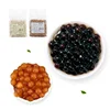 High Content Tapioca pearls ball powder Taiwan Bubble Tea Big Tapioca pearls ball Black for Boba Tea Shop