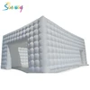 Outdoor inflatable cube Marquee inflatable structure air hub with airoof