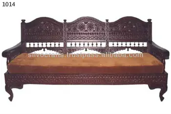 Royal Indian Rajasthani Jodhpur Hand Carved Teak Wooden Sofa Diwan Sets ...