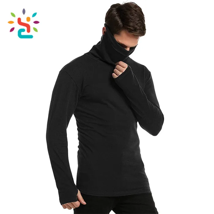 black turtleneck shirt