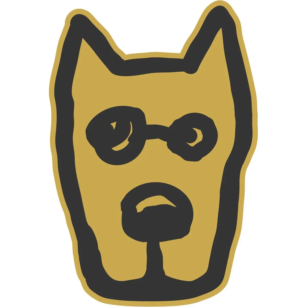 Life is Good. Die Cut Sticker - Rocket - Summer Gold