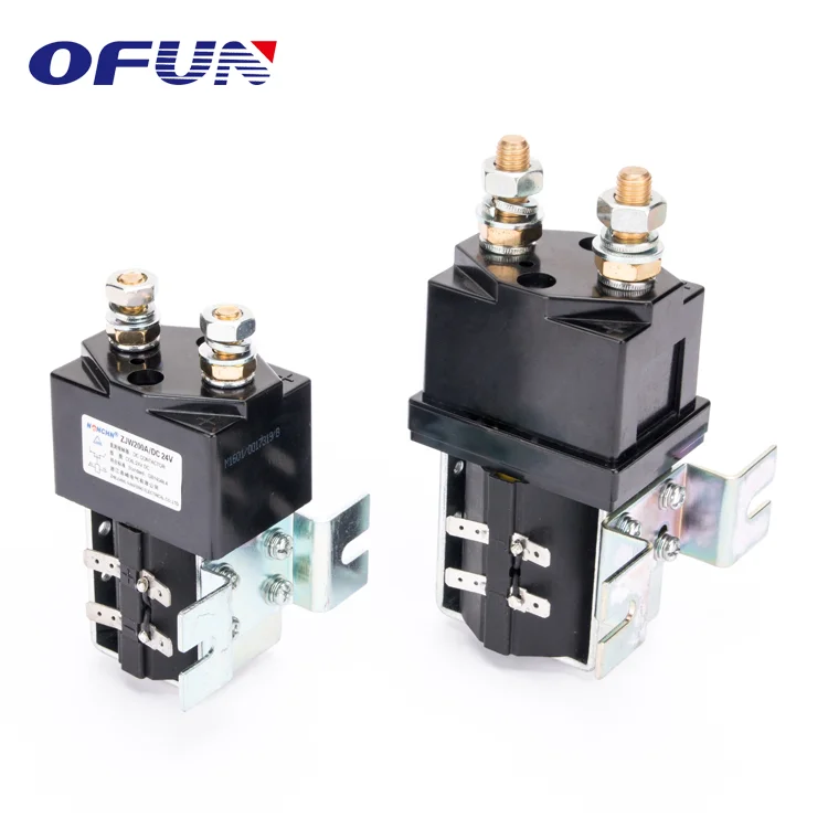 OFUN Industry 24V 100A 400A Waterproof Power DC Connectors Relay