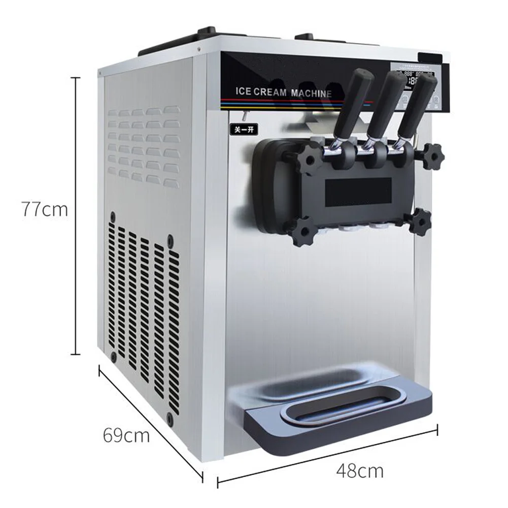 2019 Newest Popularity Taylor Commercial Digital 3 Hoppers Stainless