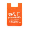 Promotional Custom Logo and Silicone cell phone sticker card holder