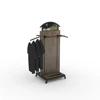 Wood heavy duty old clothing store furniture display rack