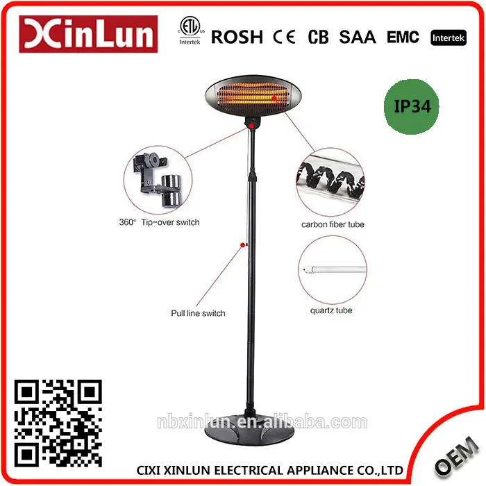 outdoor electric infrared patio heaters