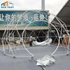 Dome-shaped marquee Event geodesic marquee Metal frame greenhouse 15m diameter