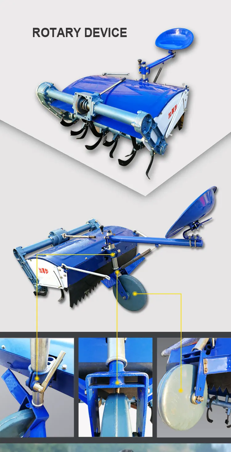 Luke 2wd Small Portable Hand Held Garden Soil Ploughing Machine Price