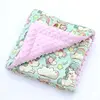 More than 30 designs in stock custom size soft minky baby quilt