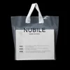 Modern letters printed packing plastic bag for clothes