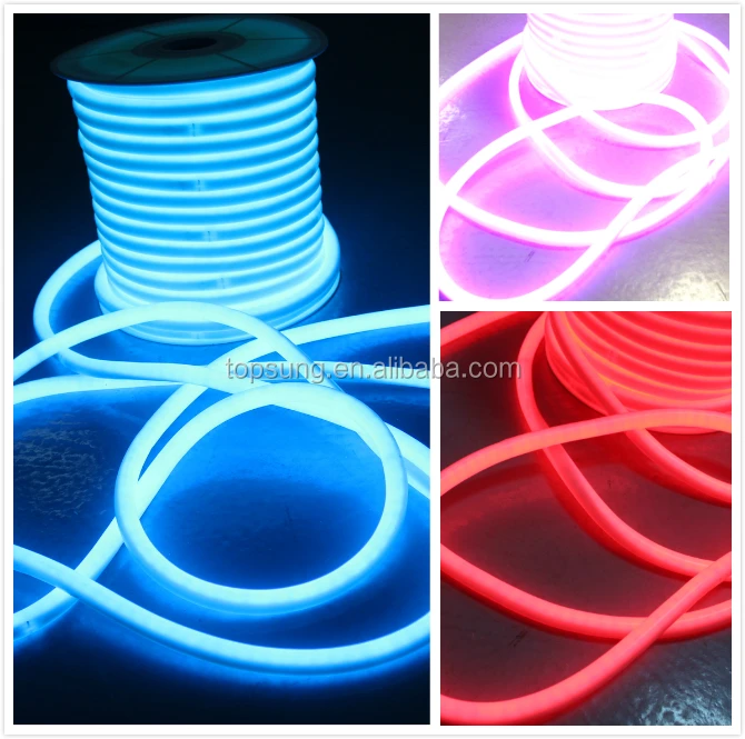 360 Degree Round Led Neon Flex Light Rope 220v Rgb 230v Flexible Strip Outdoor Lighting Buy 