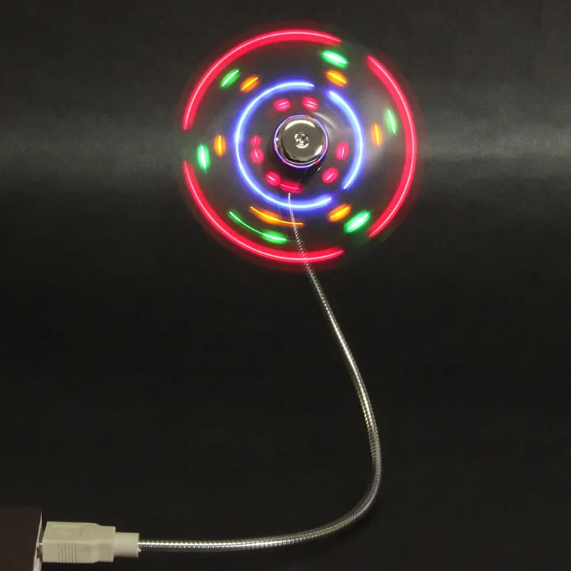 Colorful Usb Led Message Name Fan Mini Usb Led Fan Buy Mini Usb Led