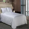 300TC 100% Bamboo 3cm striped flat sheets with right angles
