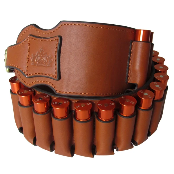 Genuine Leather Cartridge Shell Holder Leather 20ga Ammunition/fashion