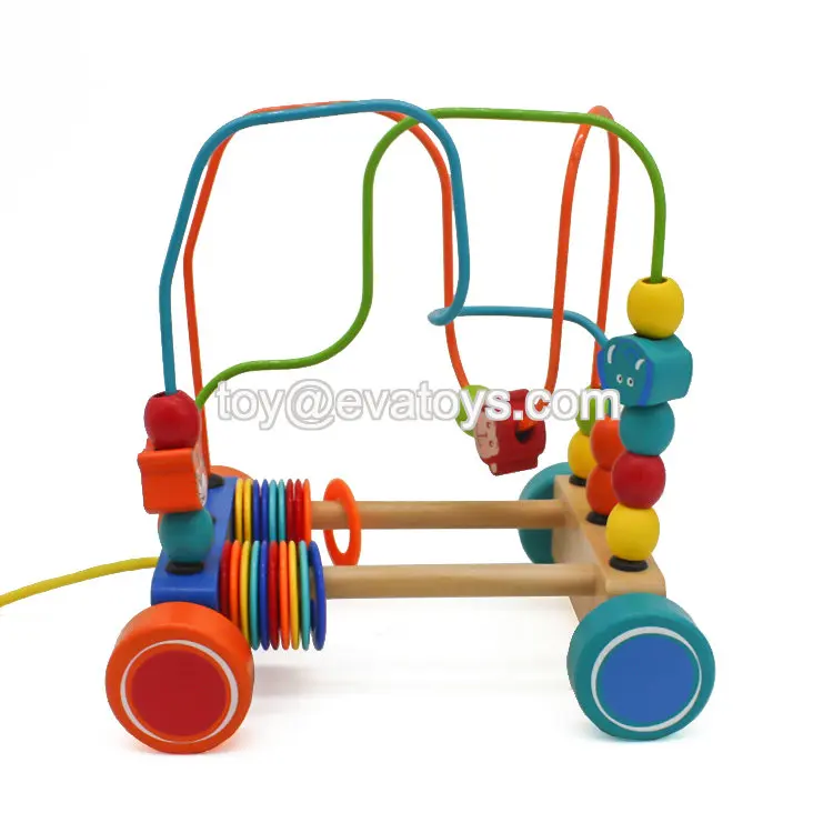 Meilleur design bébé éducatifs en bois pousser jouets pour 1 ans W05C098 Meilleur design bébé éducatifs en bois pousser jouets pour 1 ans W05C098