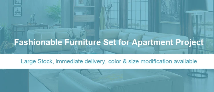 Modern design TV cabinet set living room furniture for small apartment