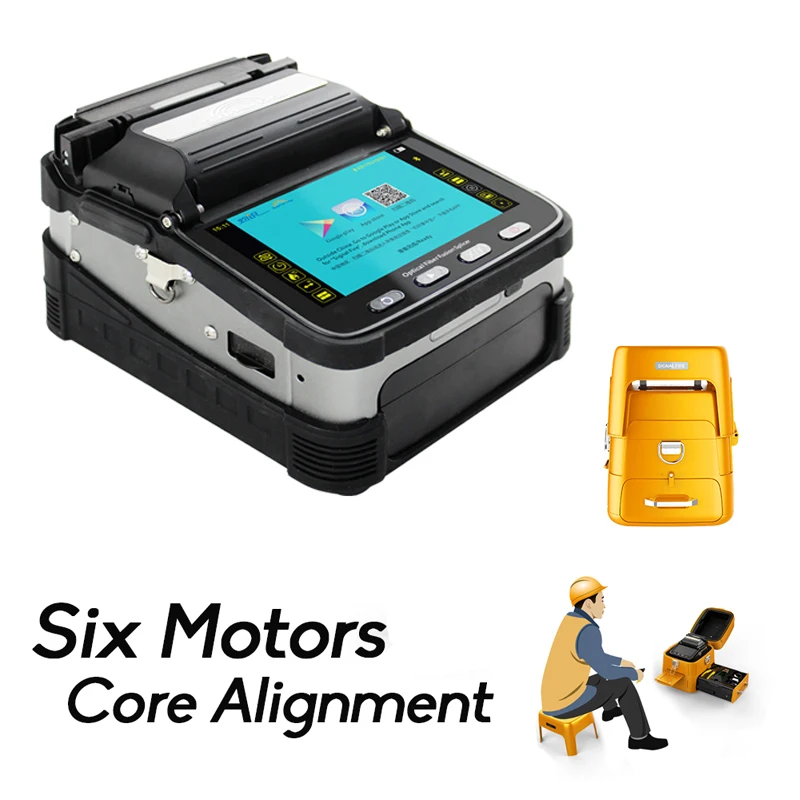 Signalfire SM/&MM Automatic Fiber Splicing Machine Fiber Fusion Splicer Fiber