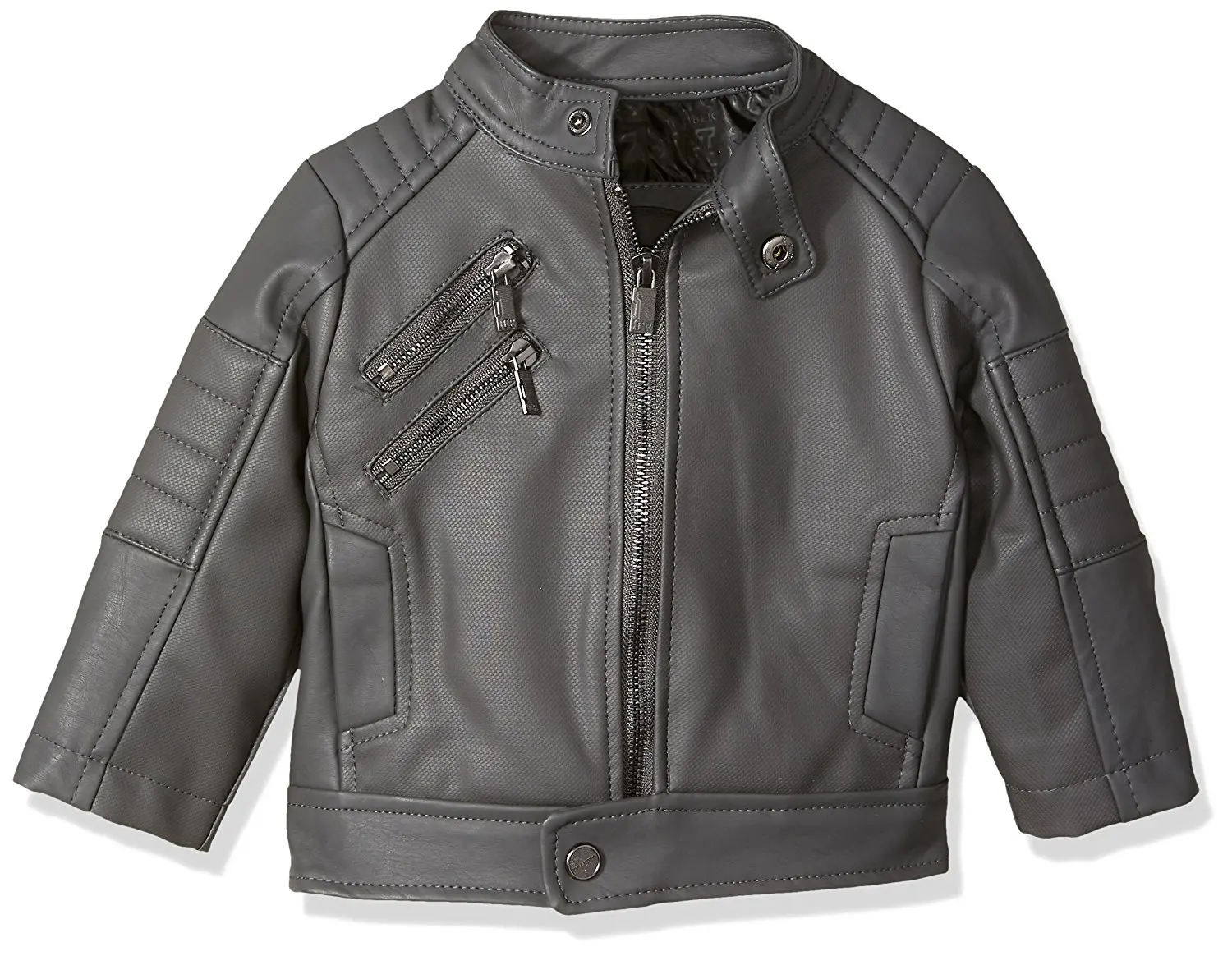baby boy faux leather jacket