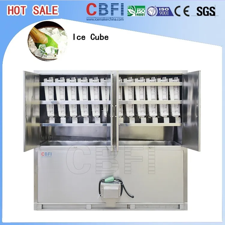 product-CBFI-10Ton24h cube ice machine CV10000 Cube Ice Maker With PLC Controller-img-1