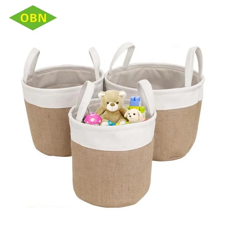 toy fabric storage basket