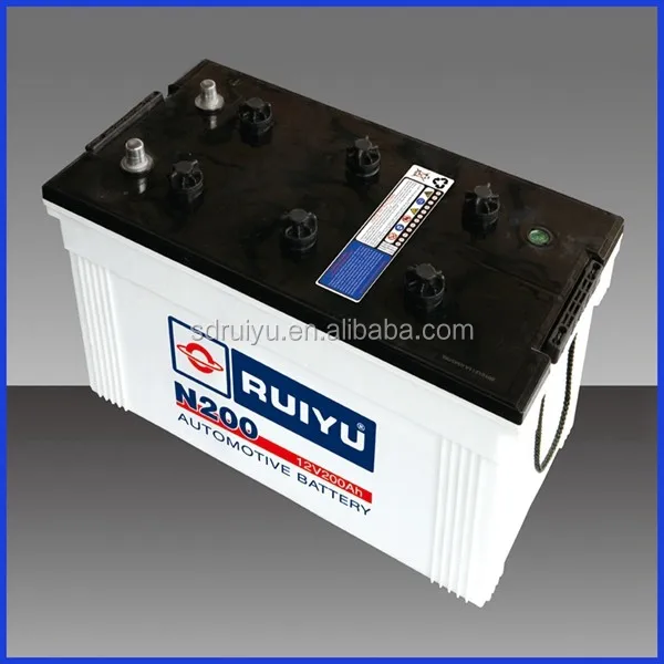 N200 12v 200ah Battery Used Car Batteries For Sale Exide 12volt Battery