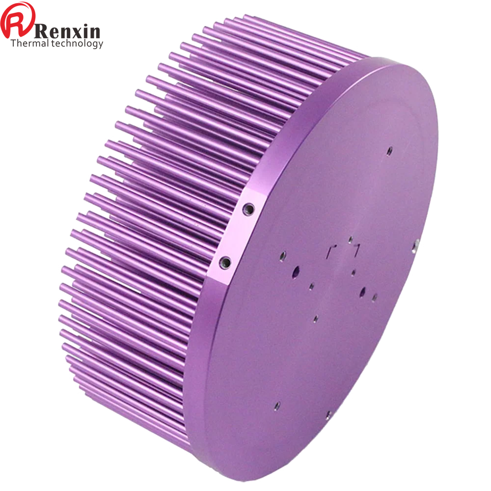 round pin fin heatsink 180mm.
