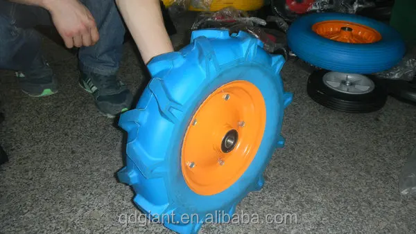 R1 pattern agricultural pu foam wheel 4.00-8