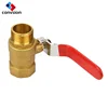 Yuhuan Best Selling Spring Return 1/2'' dn40 Thread Ball Valve PTFE Hot Water Ball Valve