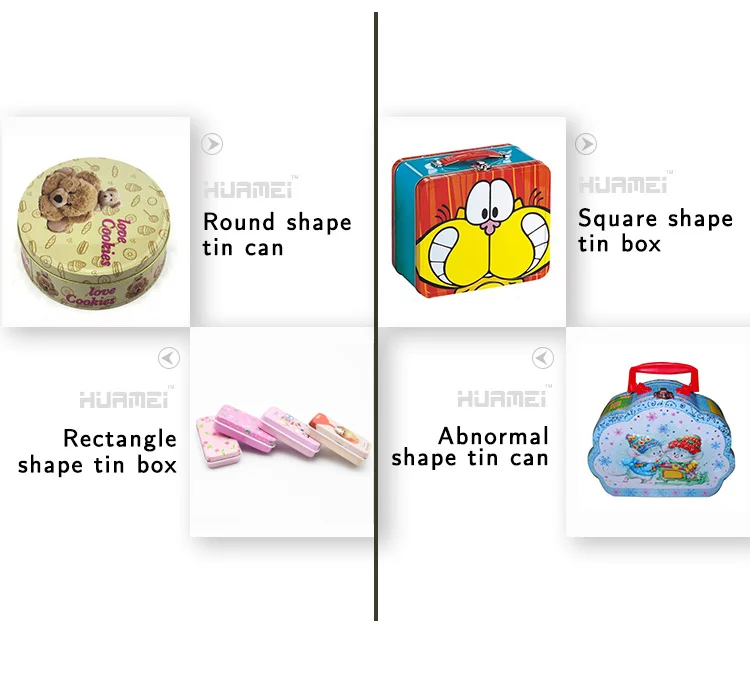 OEM Service Food Grade Round Tin Ice Bucket with Metal Handle