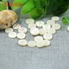 Chinese Button Factory Custom 11MM Real Shell Button with laser print logo