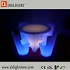Cheap glowing up color changing restaurant table and chair price