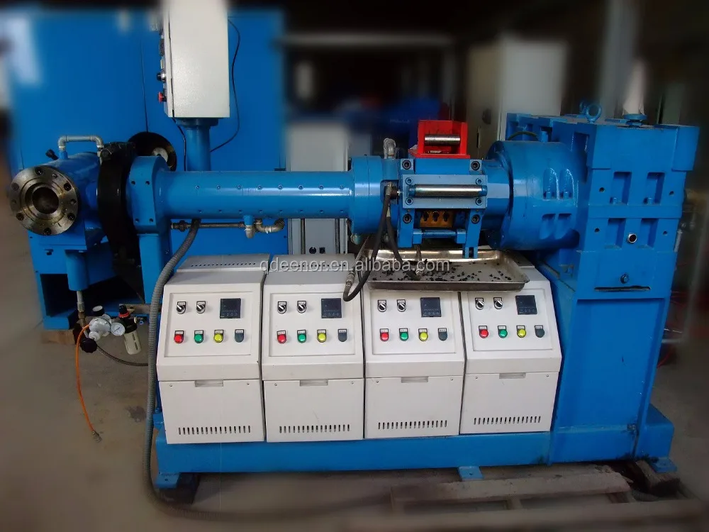 Rubber Cable Continuous Vulcanizing Extruding Machine/rubber Cold Feed