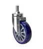 EDL Medium-Heavy 6 inch Castors 250Kg Polyurethane Wheels Screw Thread Bearing Roller Industrial Casters Wheels for trolley