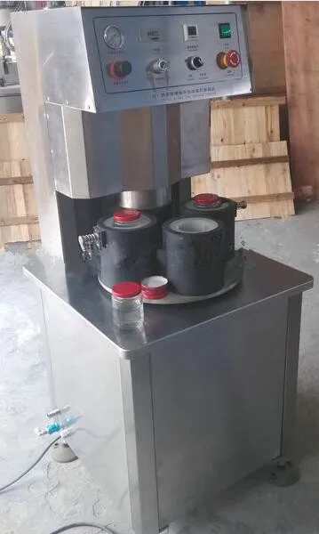 Semi Automatic Glass Jar Vacuum Capping Machine for Sales