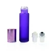 2018 new perfume 4ml 6ml 8ml 10ml frost clear green blue amber glass roll on bottle with roller ball