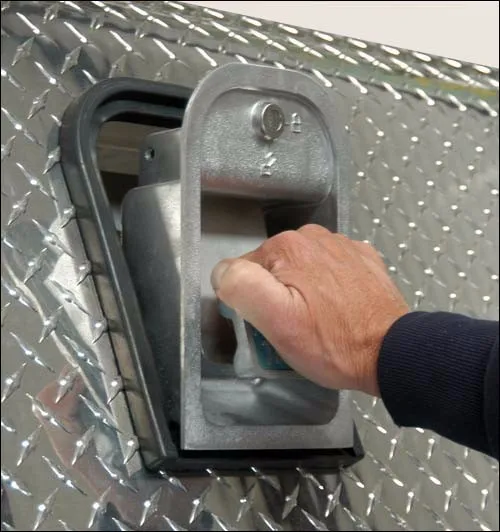 集装箱门把手锁,拖车部分货车后门锁锁装置