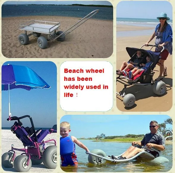 14"x 8" (350x200)the balloon wheel for beach cart