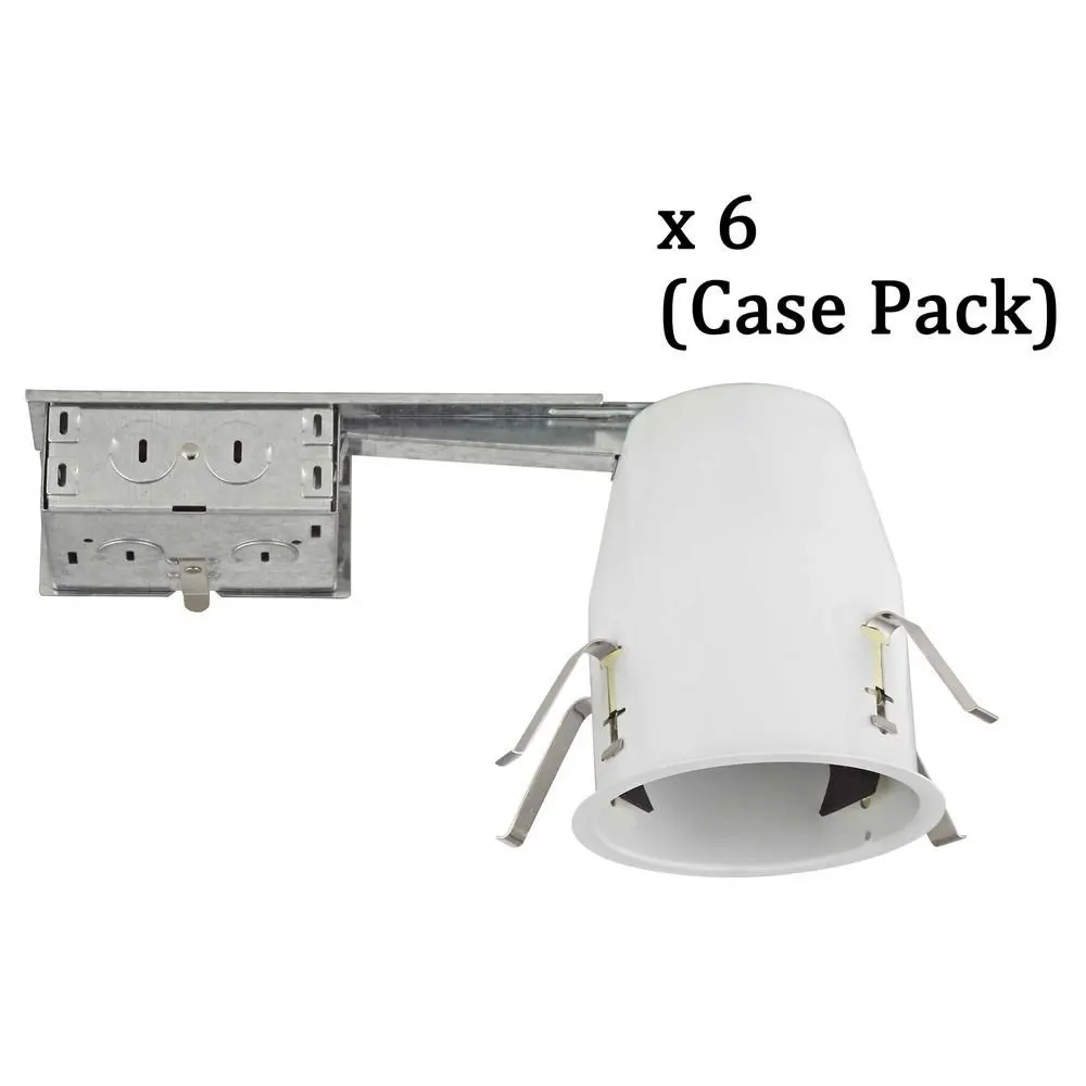 4 Inch Incandescent Airtight Remodel Recessed Housing 6 Pack