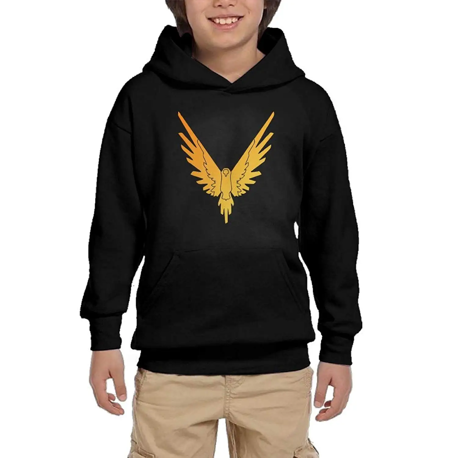 Logan Paul Logo Maverick Pink Youth Hip Hop Pullover Hoodie Sweater with Kangaroo Pocket Hooded Sweatshirts