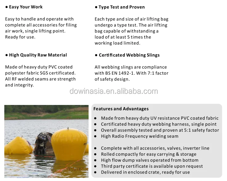 Parachute Type Air Lifting Bags Buy Air Lifting Bags,Air Lifting Bag