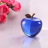 2019 Best Gift Clear Crystal Glass Apple christmas Gift For Girls,crystal apple paperweight