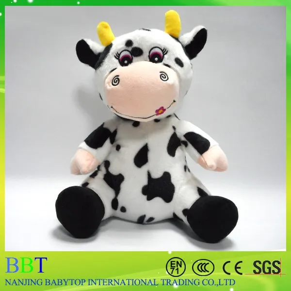 pink cow plush toy